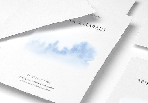 Wir bedrucken handgeschöpftes Papier